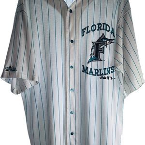 Florida Marlins Pinstriped Majestic Jersey
